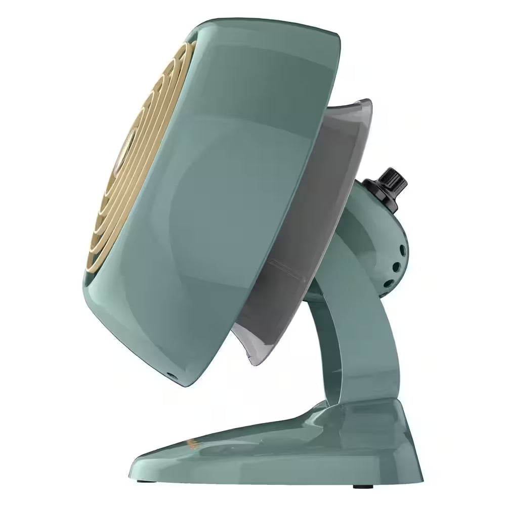 VFAN Mini Classic Personal Vintage Air Circulator Fan, Green