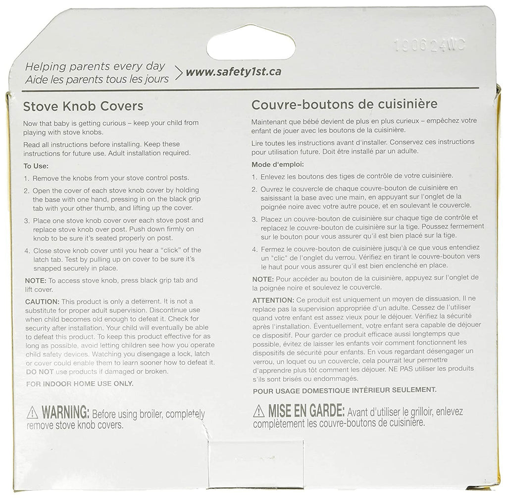 Safety Stove Knob Covers Child-Proof Clear View Baby Safety Knob Covers, 5 Count