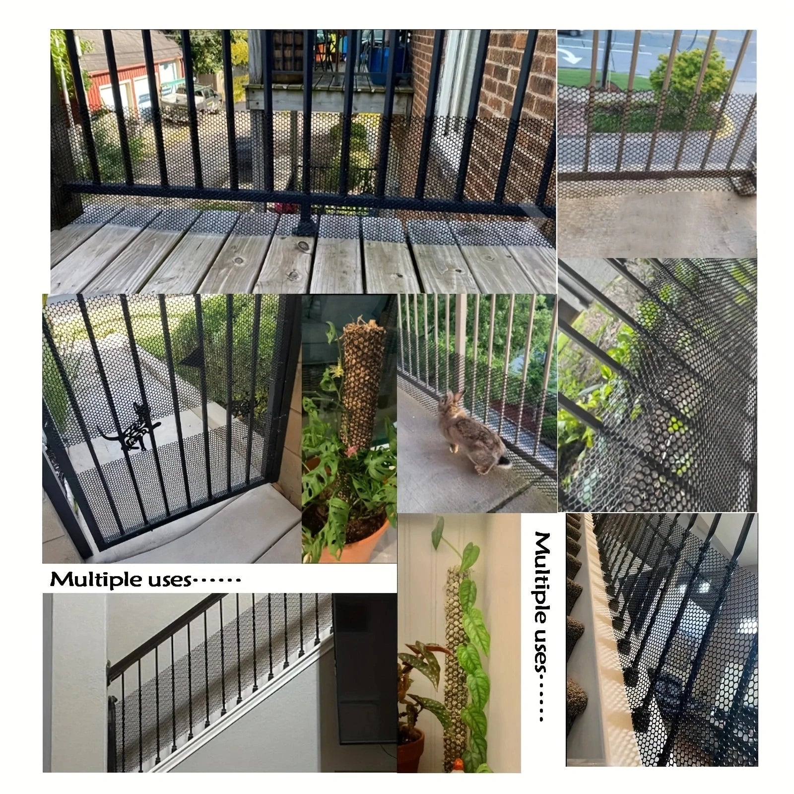 Cat Pet Mesh Balcony Protective Net Fall Prevention Anti-Theft Fence Window Sealing Net Garden Fence Protective Net