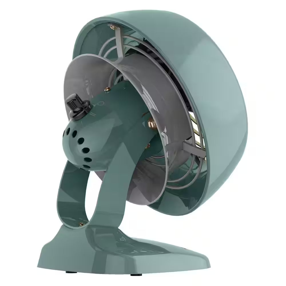 VFAN Mini Classic Personal Vintage Air Circulator Fan, Green